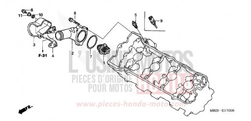 THERMOSTAT CB600F4 de 2004
